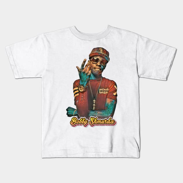 Bobby Shmurda Kids T-Shirt by Sanzida Design